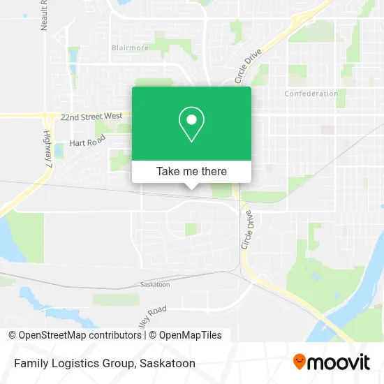 Family Logistics Group map