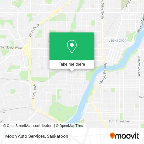 Moon Auto Services map