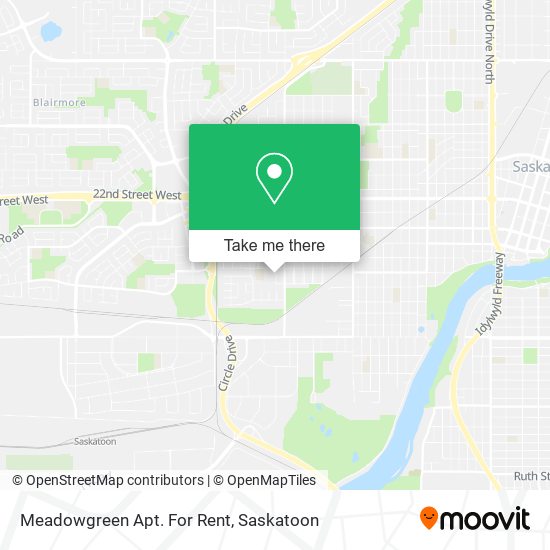 Meadowgreen Apt. For Rent map