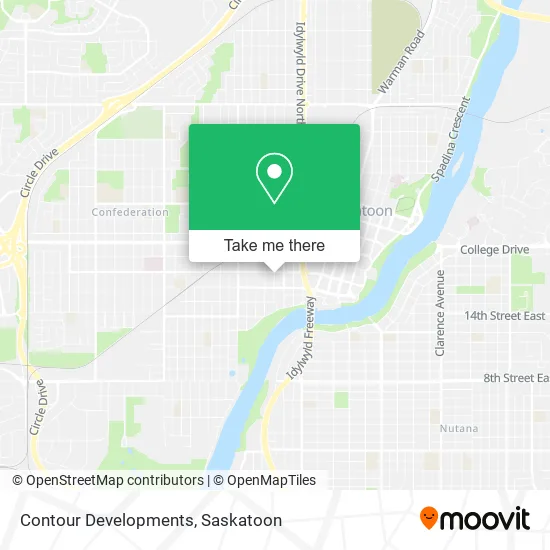 Contour Developments map