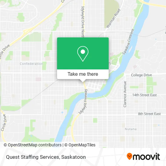 Quest Staffing Services map