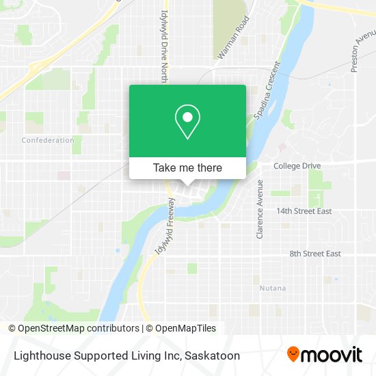 Lighthouse Supported Living Inc map