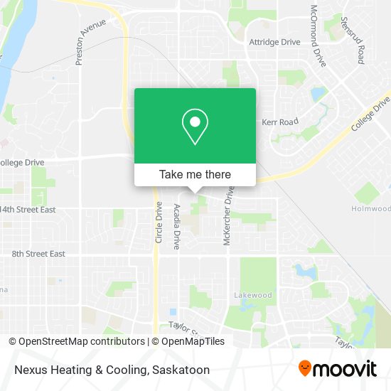 Nexus Heating & Cooling map