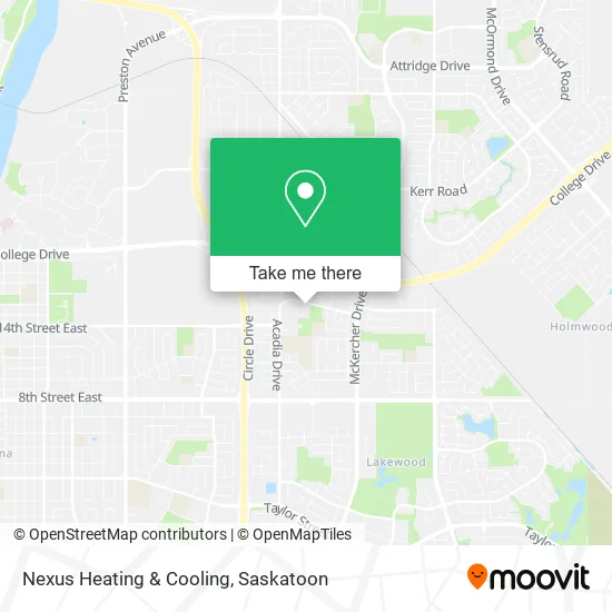 Nexus Heating & Cooling map