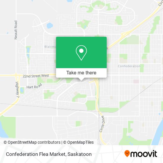 Confederation Flea Market plan