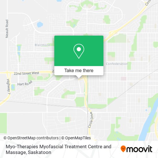 Myo-Therapies Myofascial Treatment Centre and Massage map