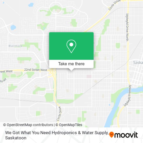 We Got What You Need Hydroponics & Water Supply map