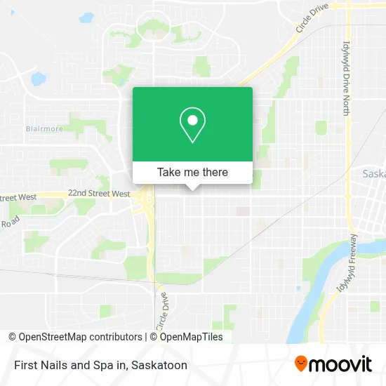 First Nails and Spa in map