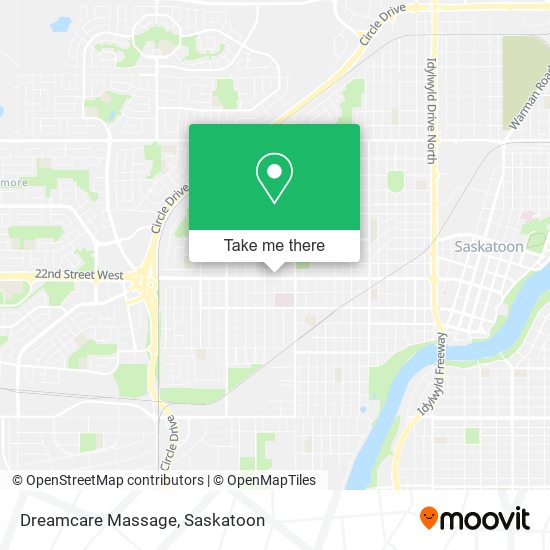 Dreamcare Massage map