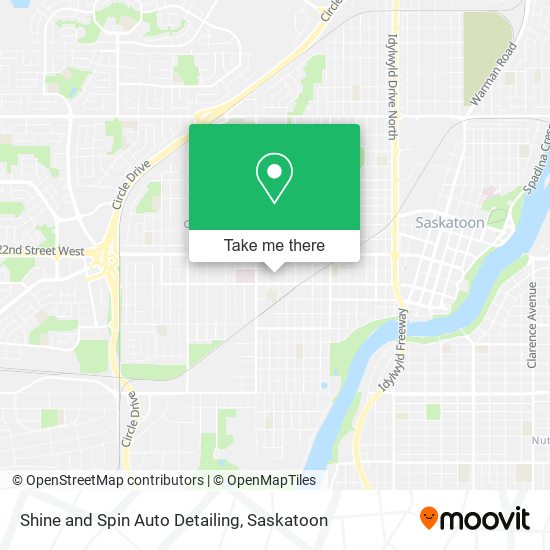 Shine and Spin Auto Detailing map