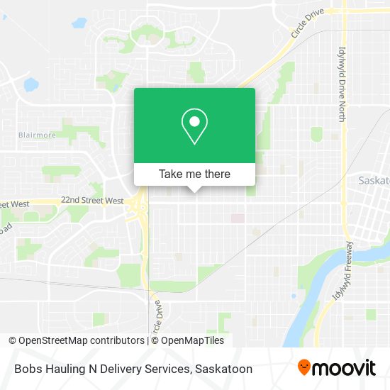Bobs Hauling N Delivery Services map