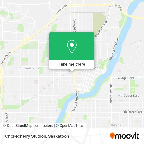 Chokecherry Studios map