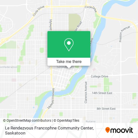 Le Rendezvous Francophne Community Center plan