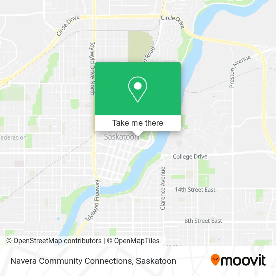 Navera Community Connections map