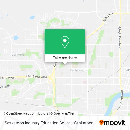 Saskatoon Industry Education Council map