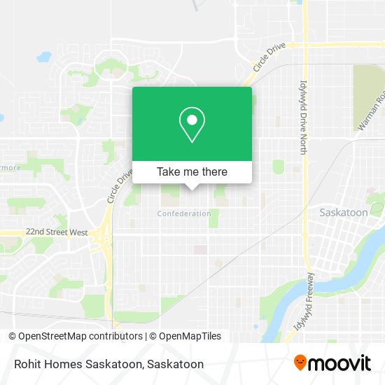 Rohit Homes Saskatoon map