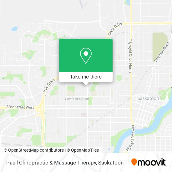 Paull Chiropractic & Massage Therapy map