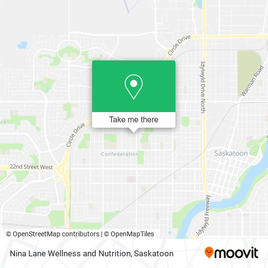 Nina Lane Wellness and Nutrition map