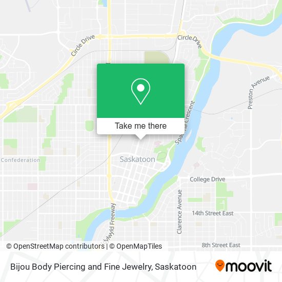 Bijou Body Piercing and Fine Jewelry map