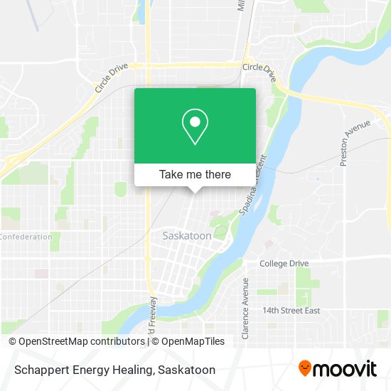 Schappert Energy Healing map