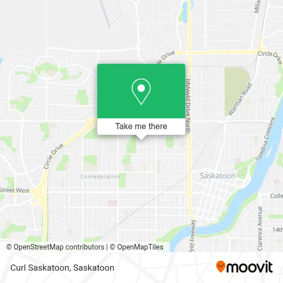 Curl Saskatoon map