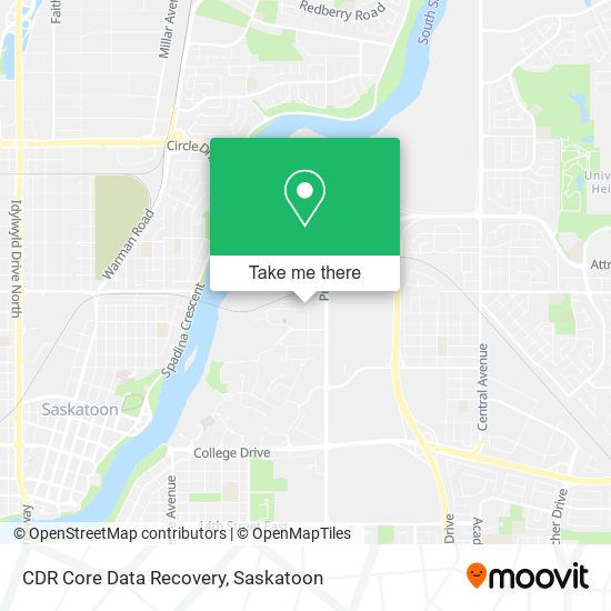 CDR Core Data Recovery map