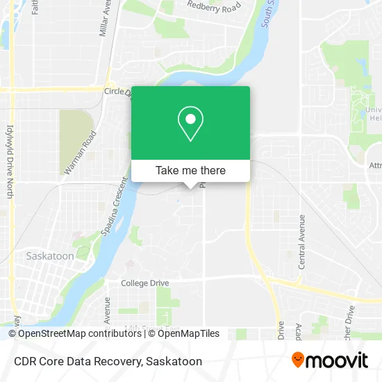 CDR Core Data Recovery map
