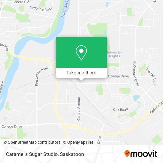 Caramel's Sugar Studio map