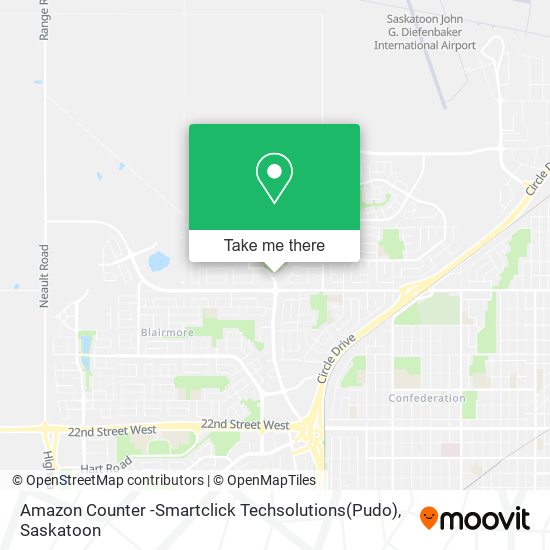 Amazon Counter -Smartclick Techsolutions(Pudo) map