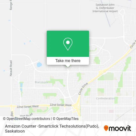 Amazon Counter -Smartclick Techsolutions(Pudo) map