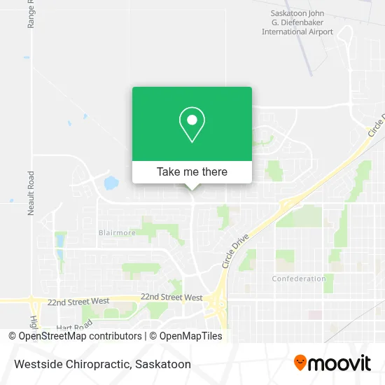 Westside Chiropractic map