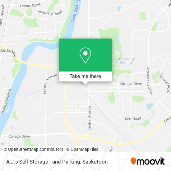 A.J.'s Self Storage - and Parking plan