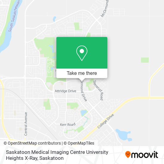 Saskatoon Medical Imaging Centre University Heights X-Ray plan