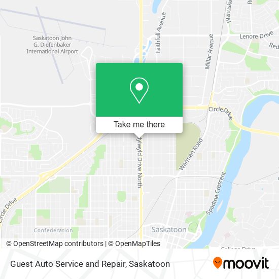 Guest Auto Service and Repair map