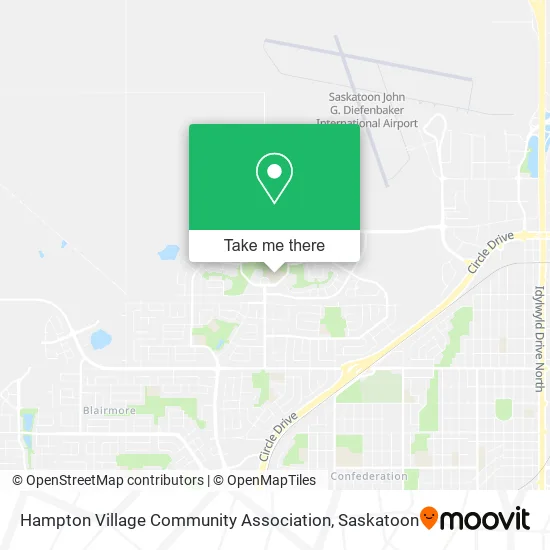 Hampton Village Community Association map