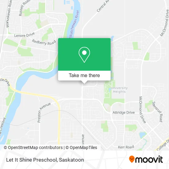 Let It Shine Preschool map