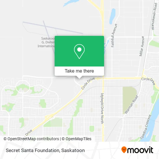 Secret Santa Foundation map