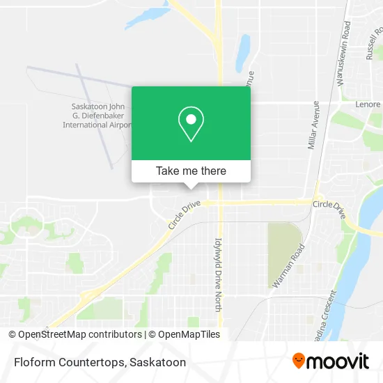 Floform Countertops map