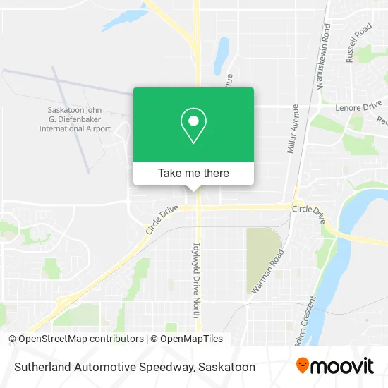 Sutherland Automotive Speedway map
