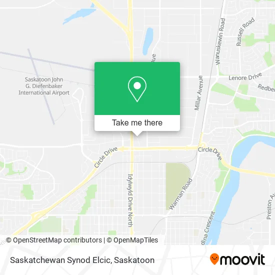 Saskatchewan Synod Elcic map