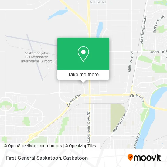 First General Saskatoon map