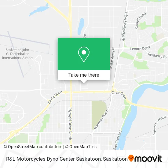 R&L Motorcycles Dyno Center Saskatoon map