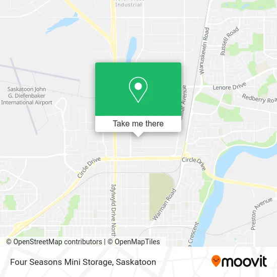 Four Seasons Mini Storage map
