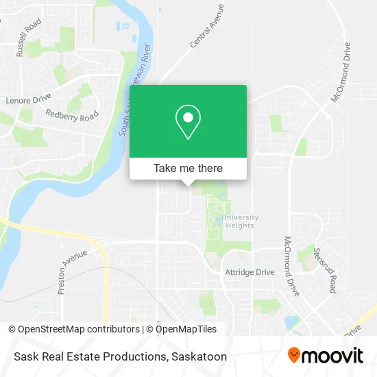 Sask Real Estate Productions map