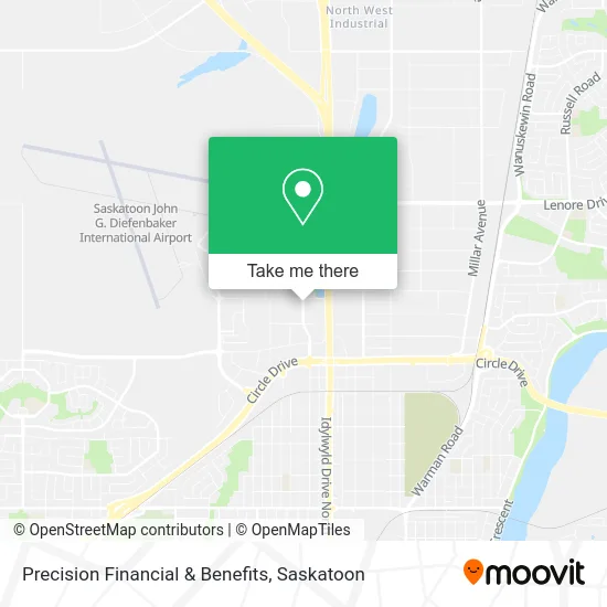 Precision Financial & Benefits map