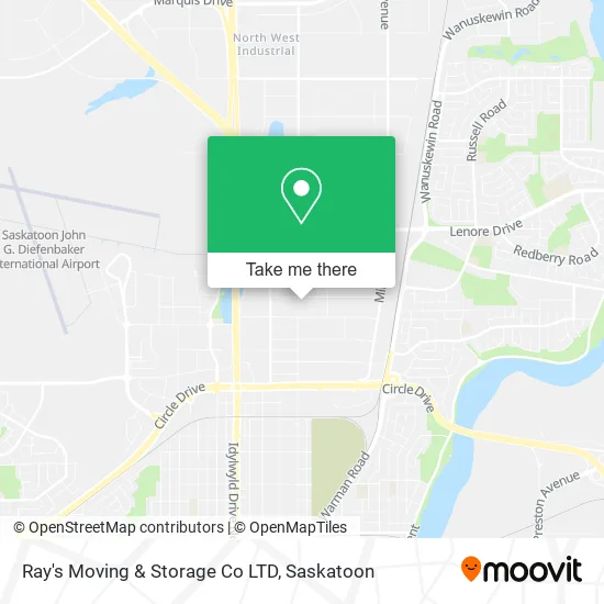Ray's Moving & Storage Co LTD map