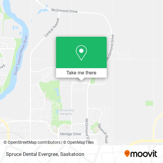 Spruce Dental Evergree map