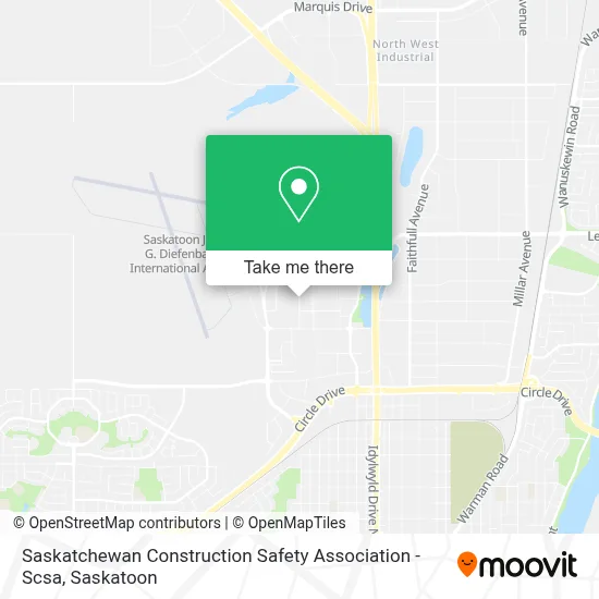 Saskatchewan Construction Safety Association - Scsa map
