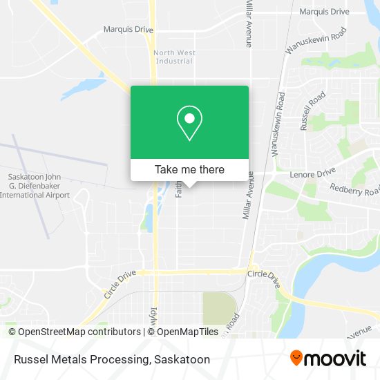 Russel Metals Processing map