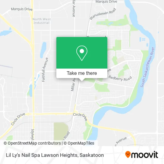 Lil Ly's Nail Spa Lawson Heights plan